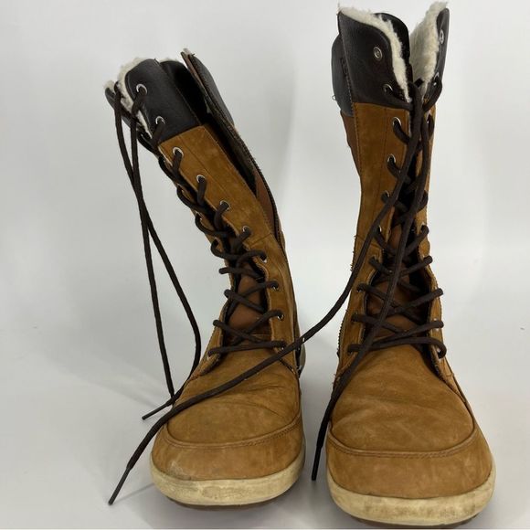 Helly Hansen Tan and Black Over the Knee Boots - Picture 3 of 9